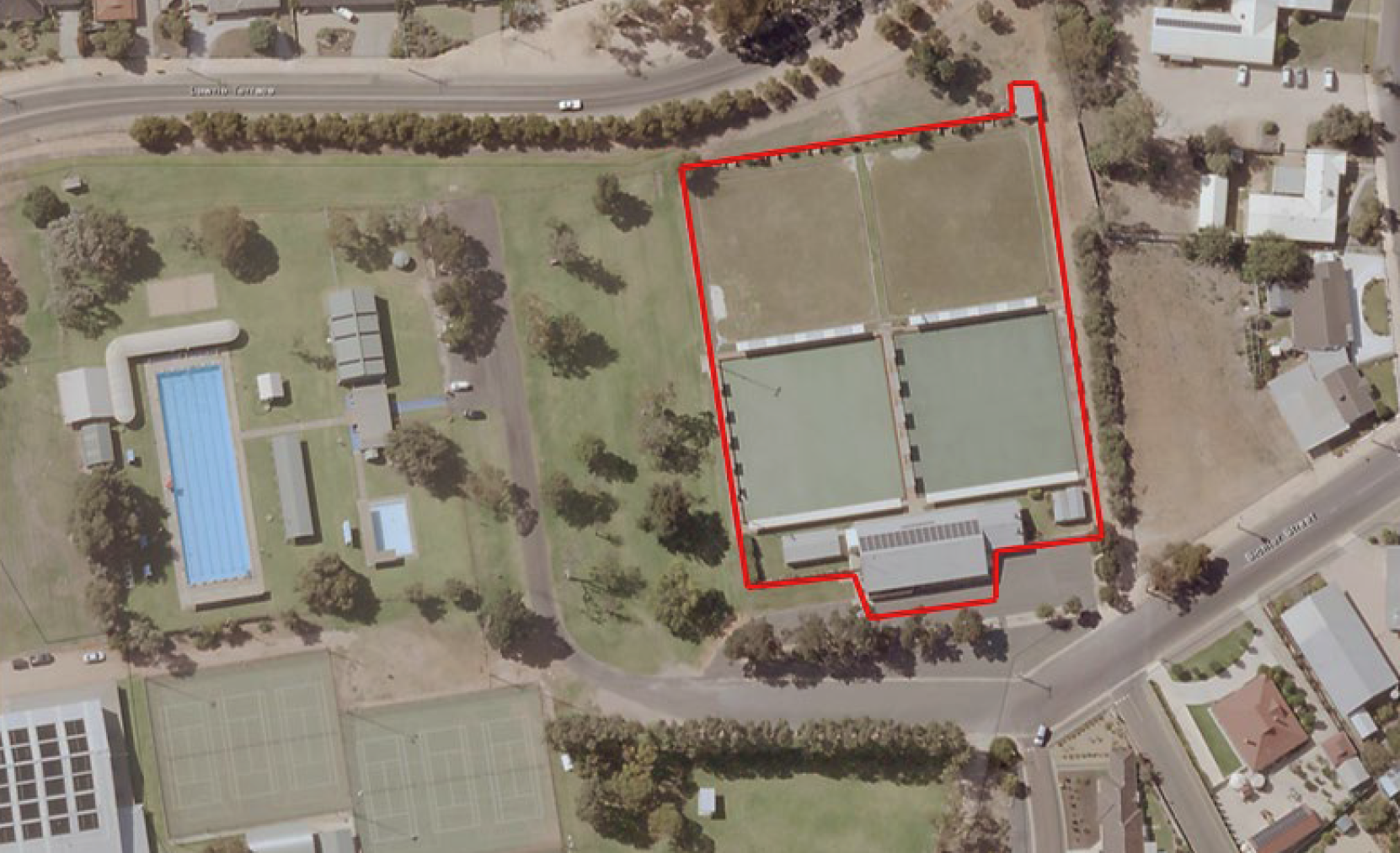 Proposed Ground Lease Area - Waikerie Bowling Club